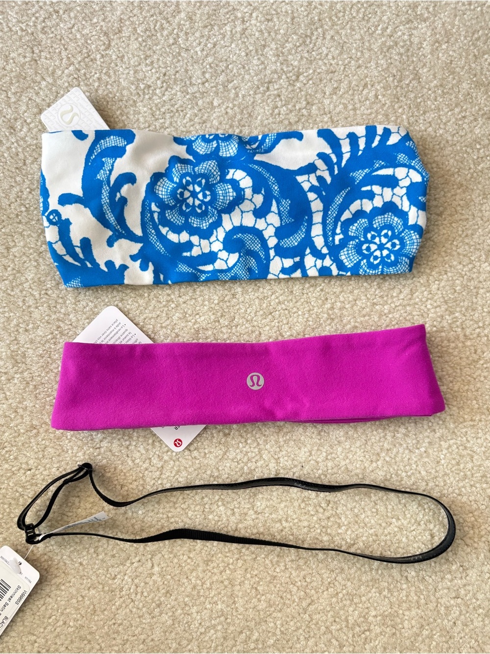 NWT‼️ Lot of 3🍋 Lululemon Head Bands